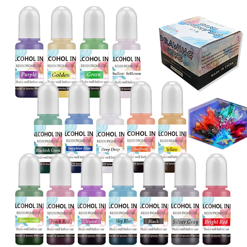 Resin Pigment Set - Ensemble de pigments de couleur pour