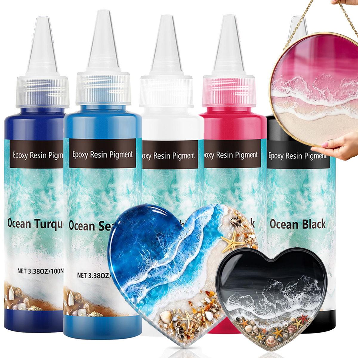 Resin Pigment Set - Pâte de pigment époxy bleu profond