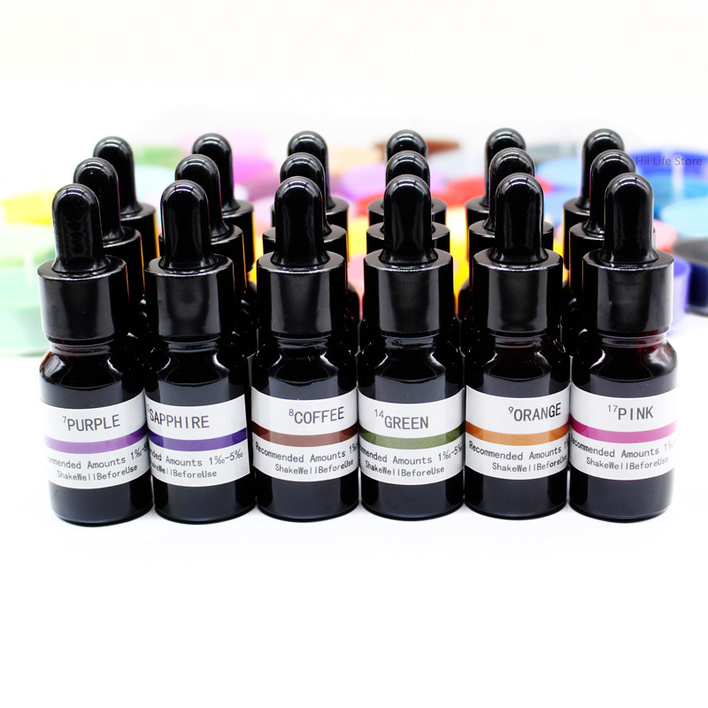Colorant liquide pour bougies  - Resin Pigment Set avis et prix