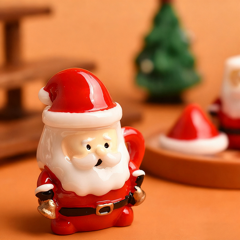 Mini tasse à thé de père noël, - Resin Craft Material avis et prix