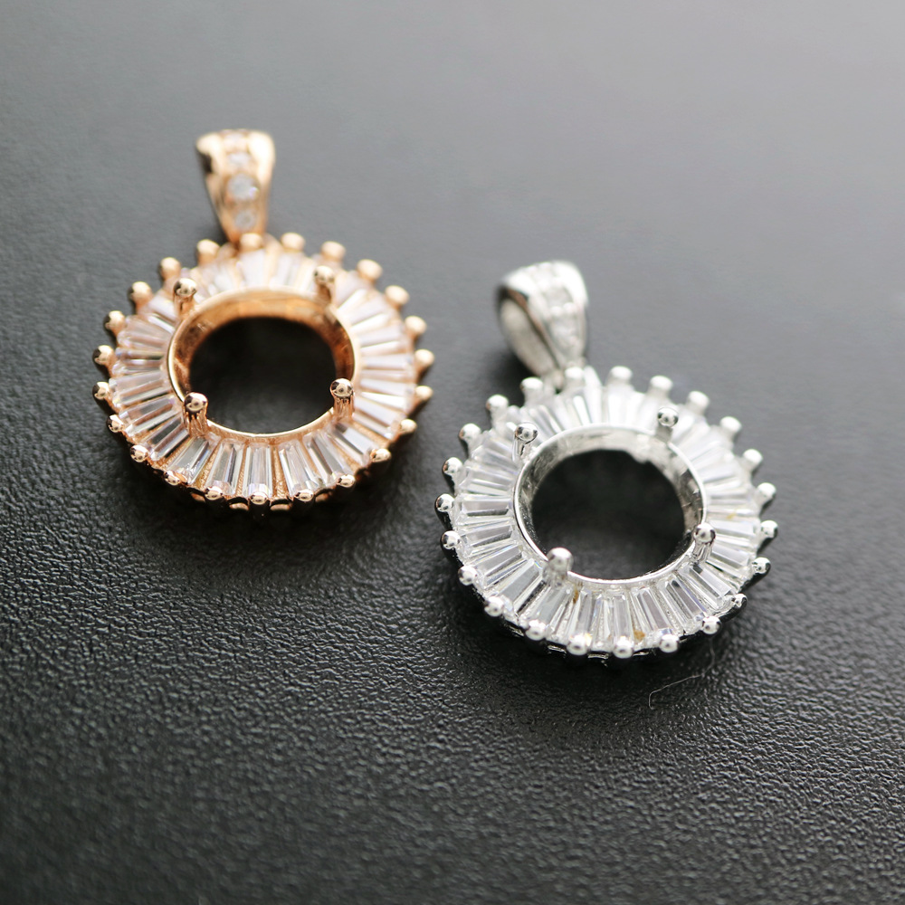 Pendentif à griffes en argent  - Bezels Set Pendant avis et prix
