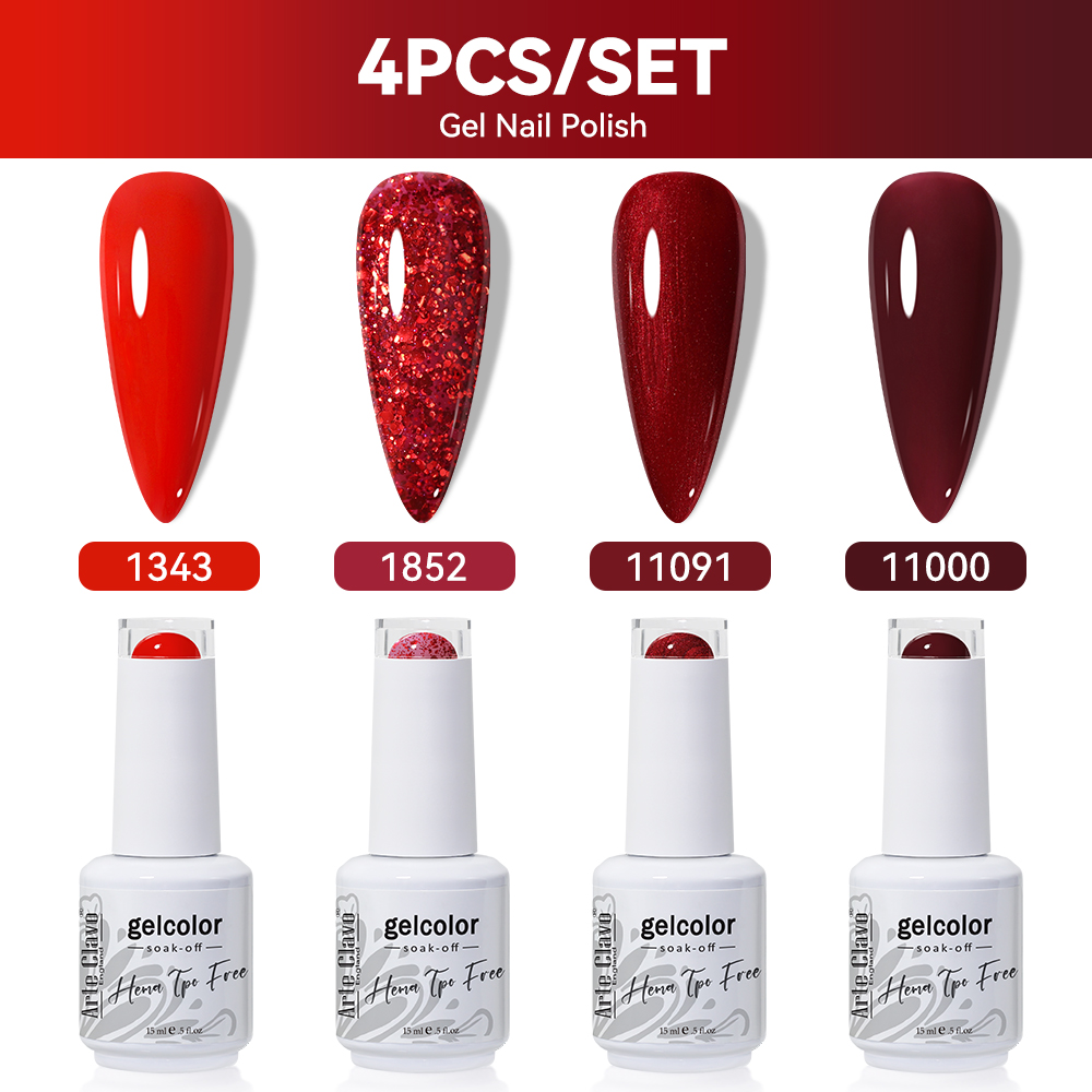 Arte Clavo 4 pièces/ensemble V - Resin Glitter Pack avis et prix